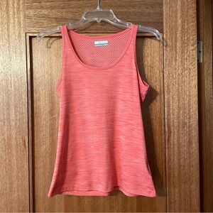 Columbia Coral Sleeveless Peek-a-Boo Tank Top